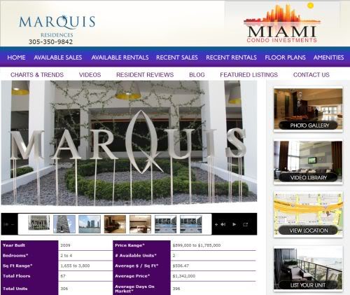 Introducing Our Marquis Condos Website Image