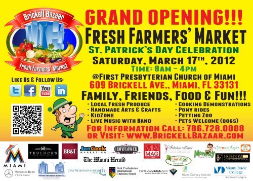 Grand Opening of the Brickell Bazaar & Fresh Farmer’s Market Image
