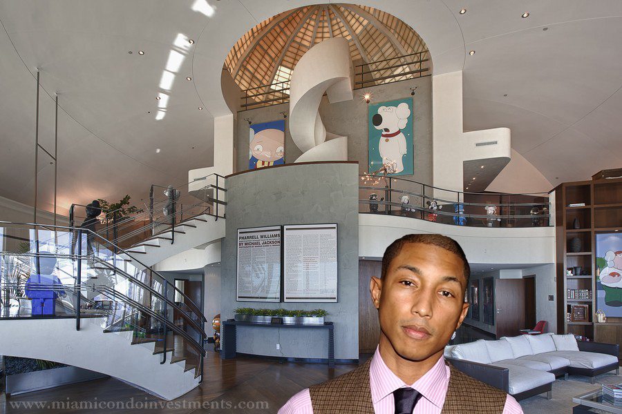 Pharrell Williams’ Miami Penthouse Marked Down $5.9M Image
