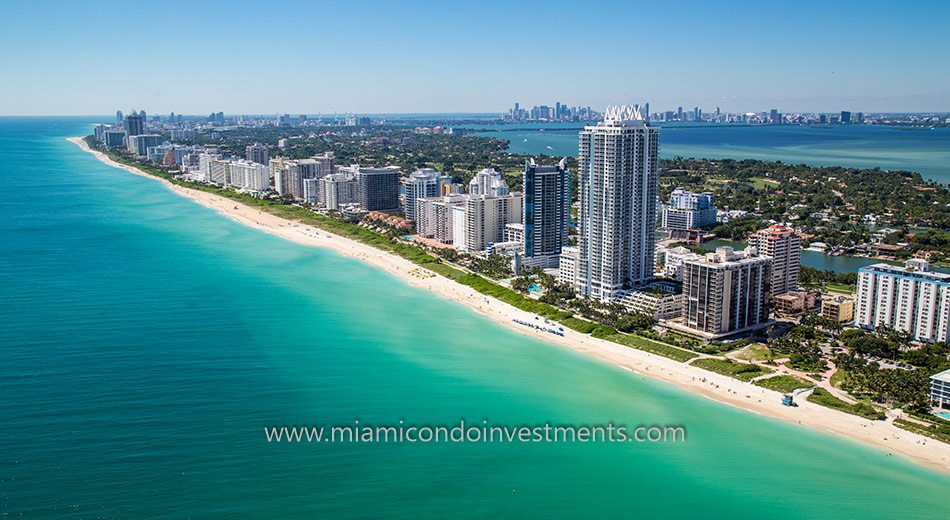 Miami Beach condos skyline