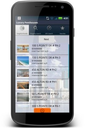 Miami Condo Investments Free Mobile App Available for Download on iTunes and Google Play Image