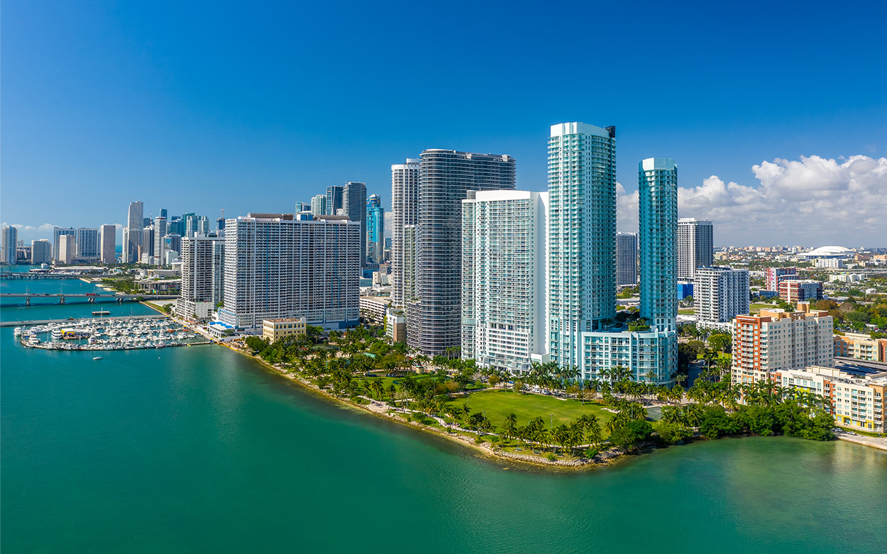 Edgewater Miami skyline