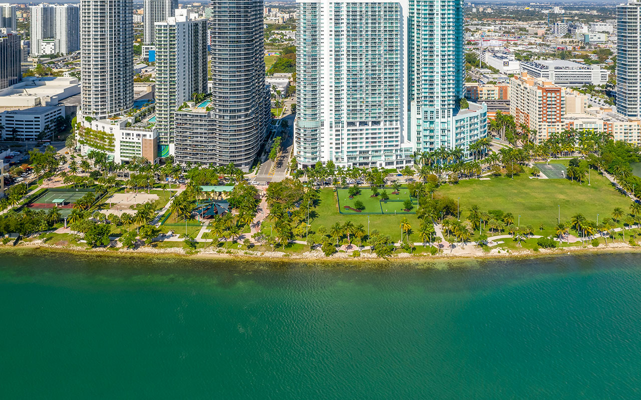 Margaret Pace Park in Edgewater Miami