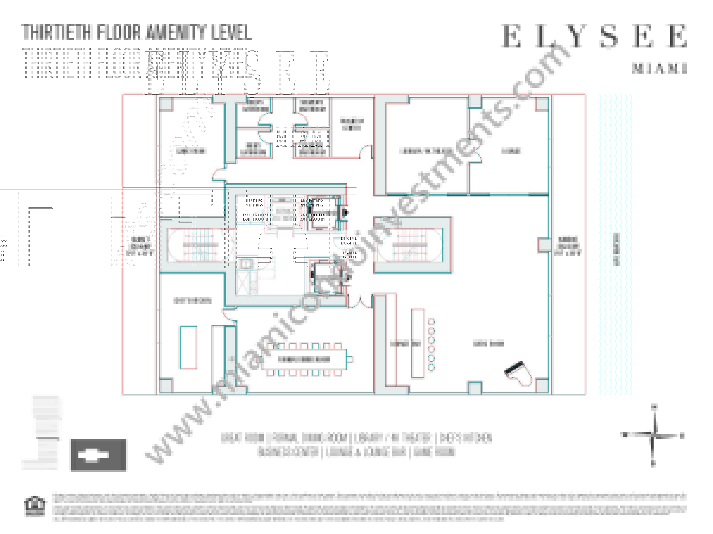 Elysee 30th floor amenities