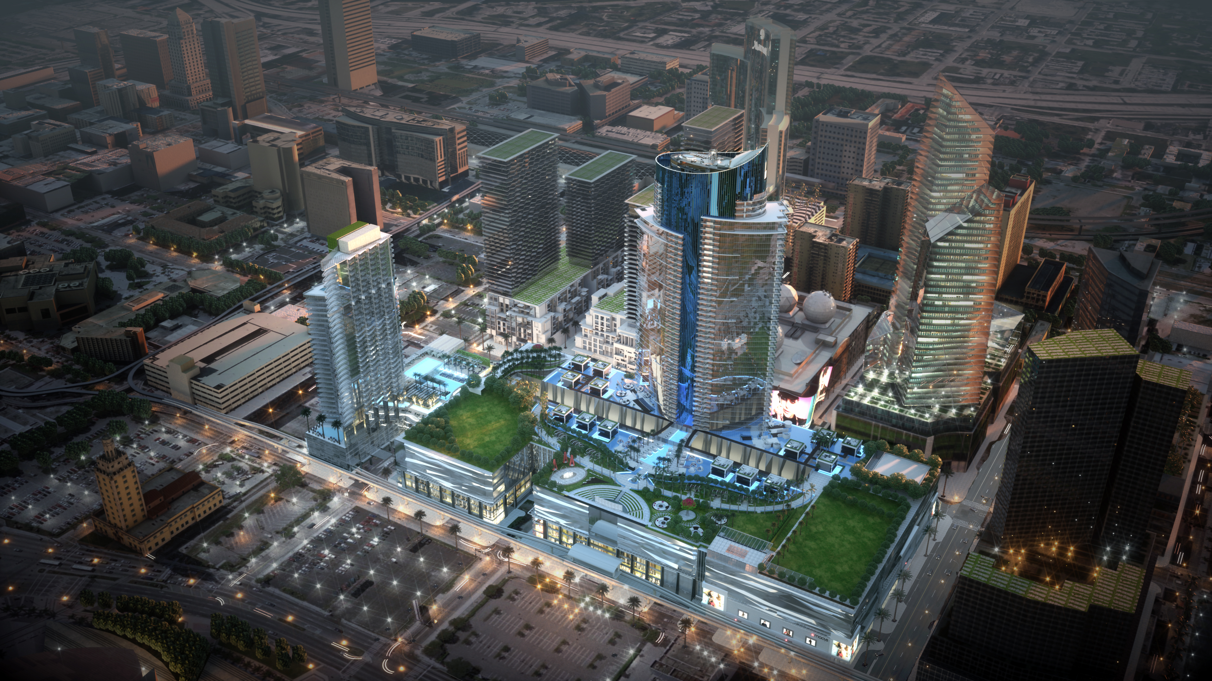Miami Worldcenter Opts for Open-Air Shopping; Residential Amenities Remain Unchanged Image