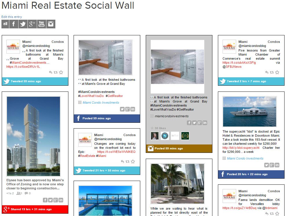 Introducing the Miami Real Estate Social Wall Image