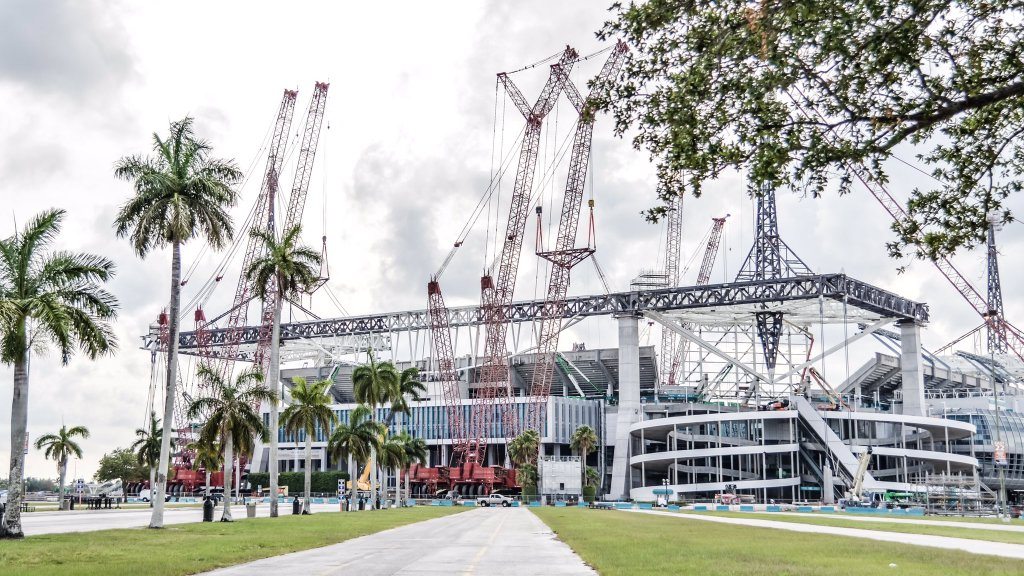 Super Bowl in the Bag, the Dolphins Are Hustling on That Stadium Image