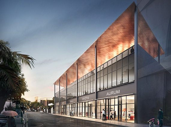 Thor Files Plans for Sexy Touzet-Designed Retail at Design District Post Office Site Image
