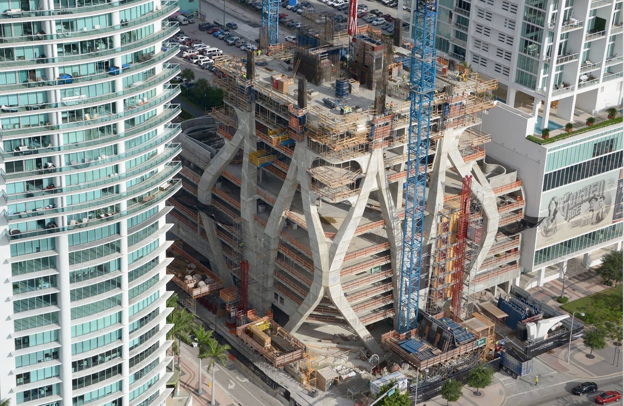 Zaha May be Gone, but She Lives on in the Construction of One Thousand Museum, by Now Showing Off Its Spectacular Curves Image