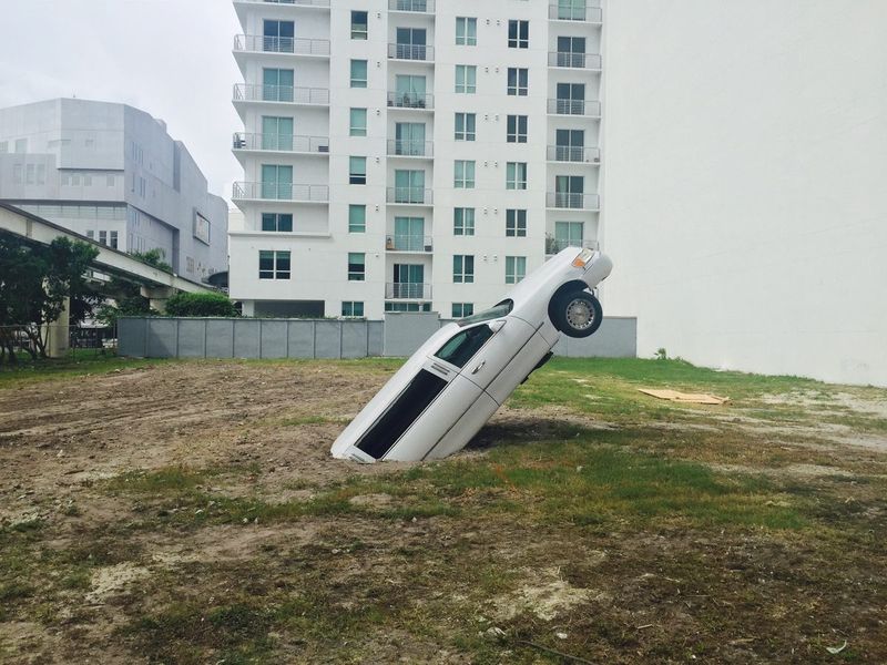 Downtown’s Half-Buried Limo Sculpture Has Been Removed So They Can Build That Yotel Image