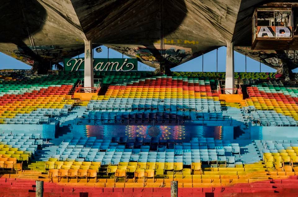 The Miami Marine Stadium Just Got a Gigantic New Mural by Miami Artist HoxxoH Image