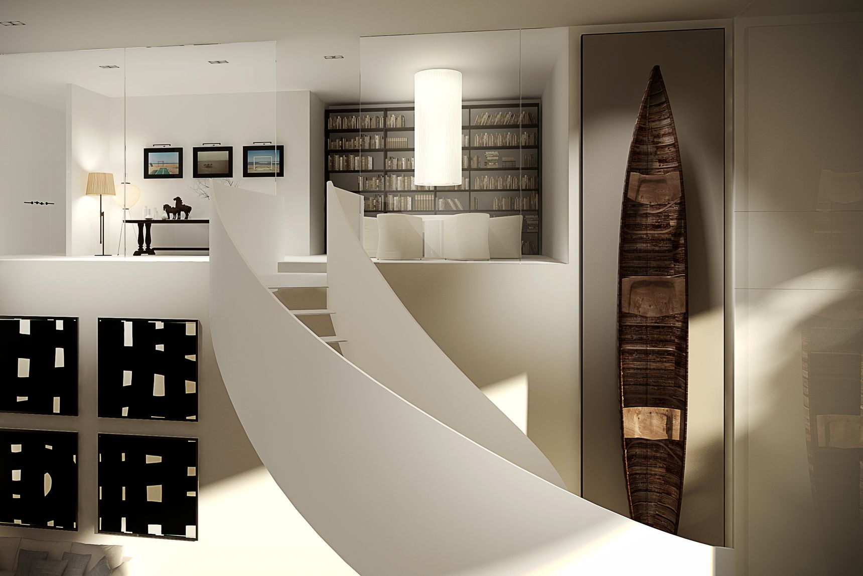 Ritz Carlton Residences Miami Beach Drops New Renderings of Its Lobby & Where That Staircase Goes Image