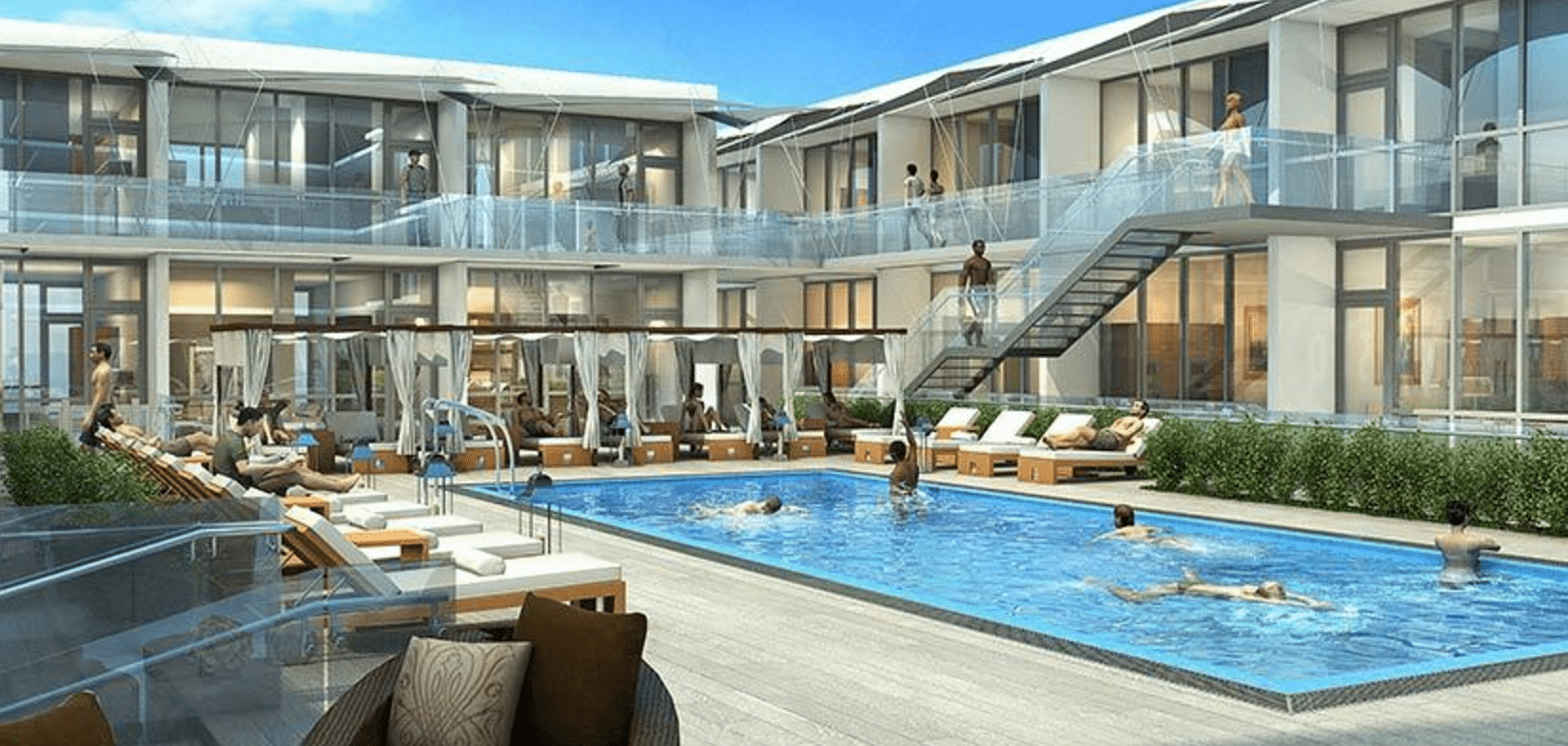 Marquis Residents Will Soon Have a Poolside Bar & Lounge Image
