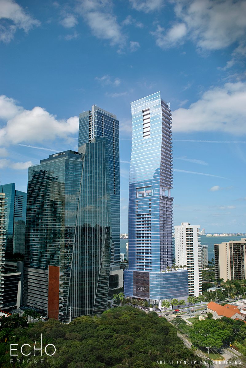 Watch ECHO Brickell Rise With Their Live Online Construction Cam Image