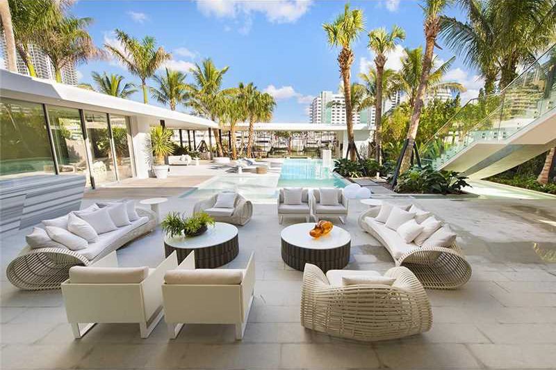 Photo Tour: $34 Million Miami Beach Home With Rooftop Water Slide Finds A Buyer Image