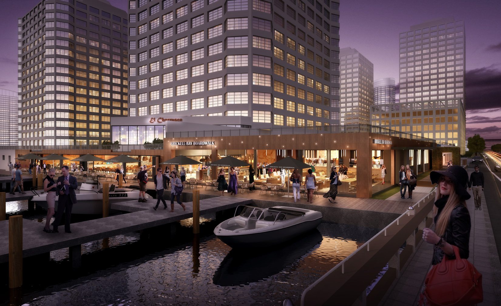 Four Ambassadors’ Waterfront Restaurant Space To Be Redeveloped As ‘Brickell Bay Boardwalk’ Image