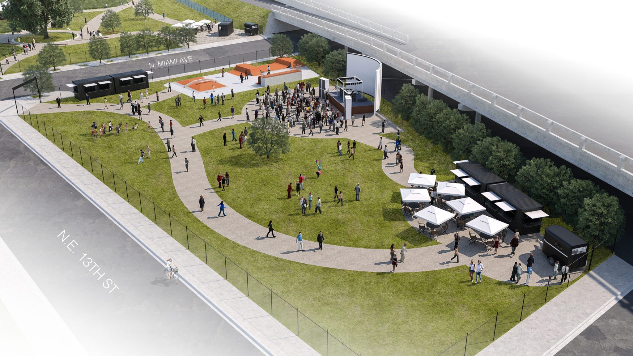 Blighted Lots West Of Adrienne Arscht Center To Become Park Space Image