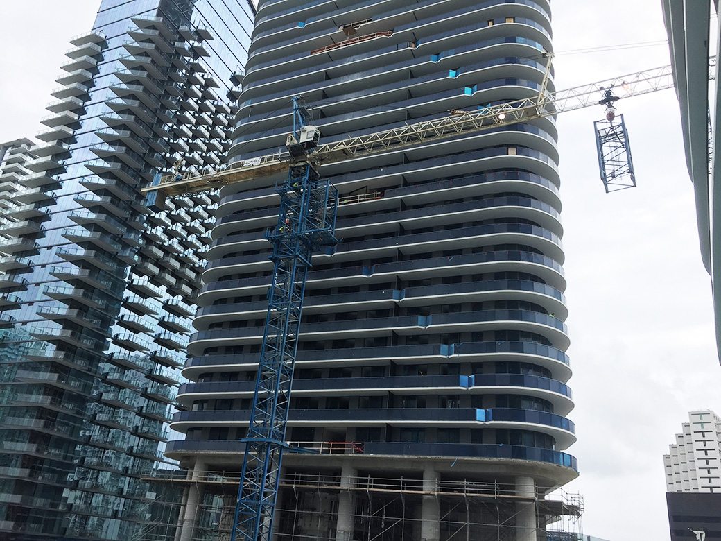 The Towering Tower Crane at SLS Lux Is Coming Down – How Do They Do That? Image