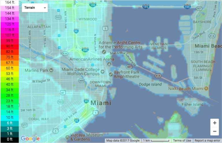 Which Miami Condo Developments Are On Highest Ground? Image