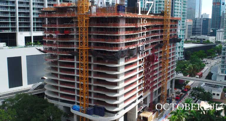VIDEO: Brickell Flatiron Reaches 17th Floor Image