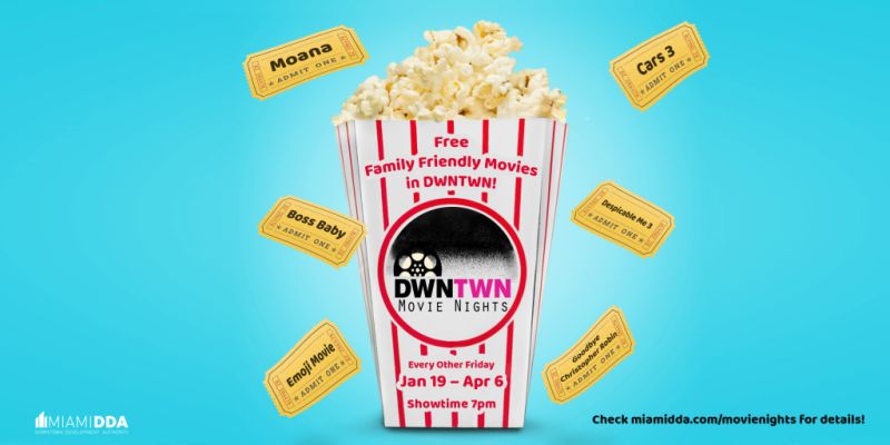 The Miami DDA Launches Free Outdoor Movie Nights in Various Downtown Miami Locations Image