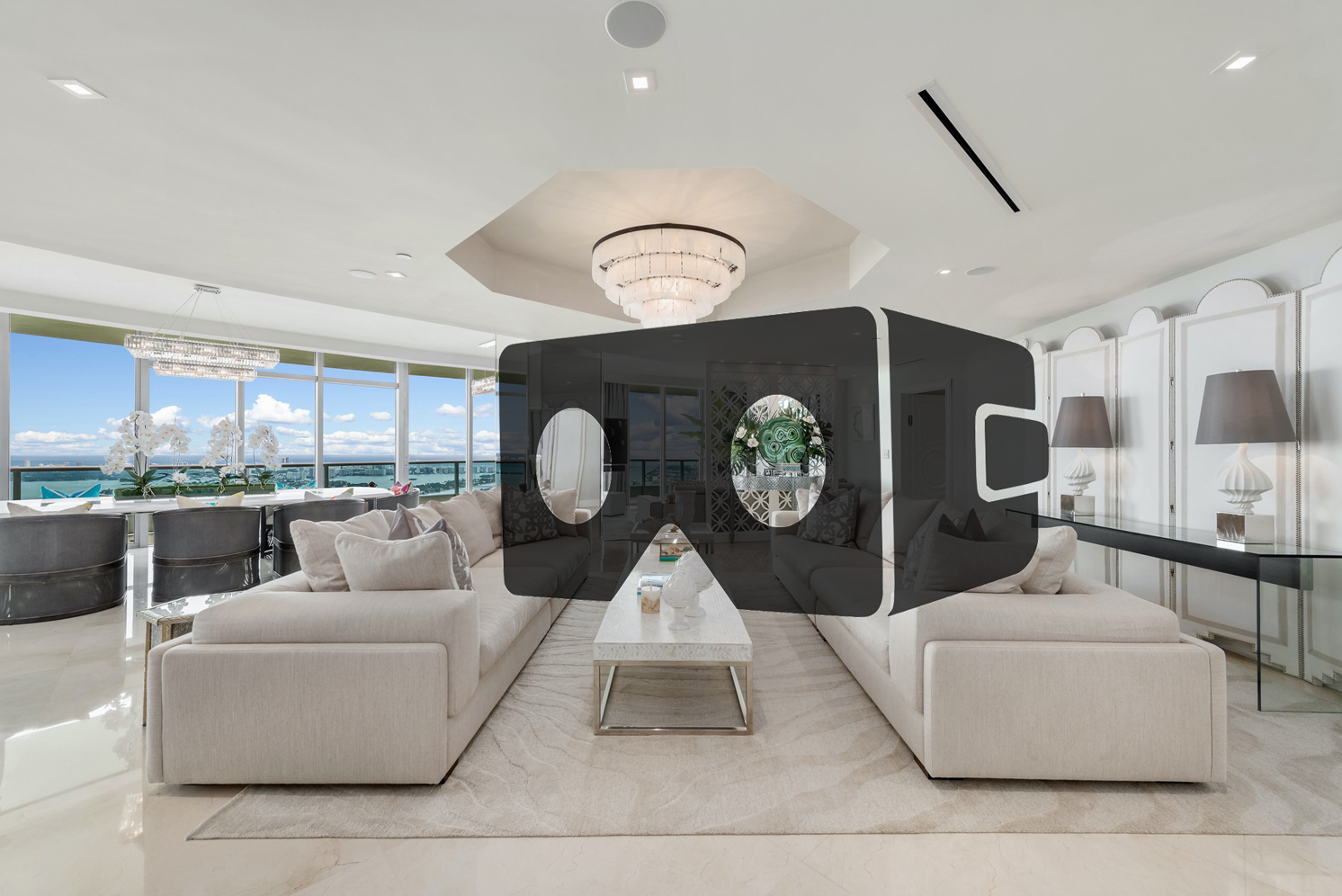 Virtual Reality Tour of a Trophy Penthouse in Downtown Miami Image