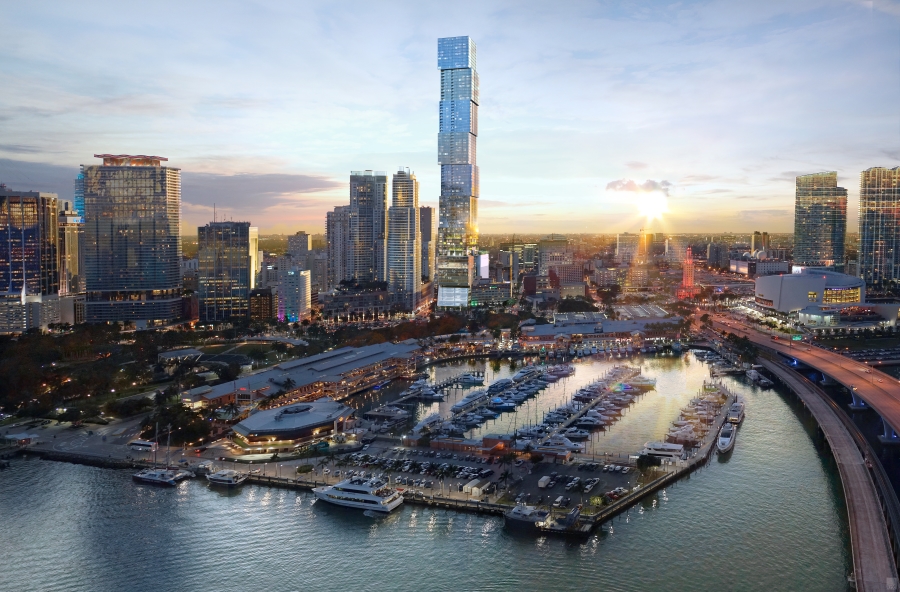 Miami’s First 1,000-Foot-Plus Tower-Waldorf Astoria Residences Miami – Expected to Launch Soon Image