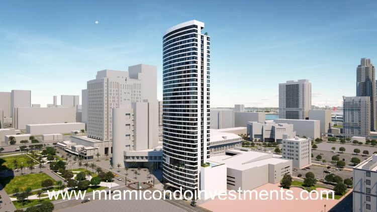 Renderings and Site Plan Released for Downtown Miami’s Newest Tower The District Image