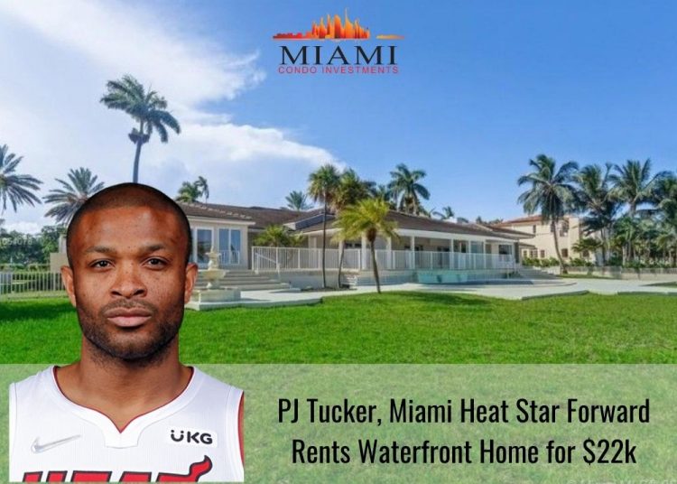 Miami Heat Player PJ Tucker Rents $22,000 Waterfront Home in Coral Gables Image