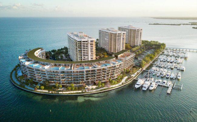 Vita Residences at Grove Isle Tops Off Construction Image
