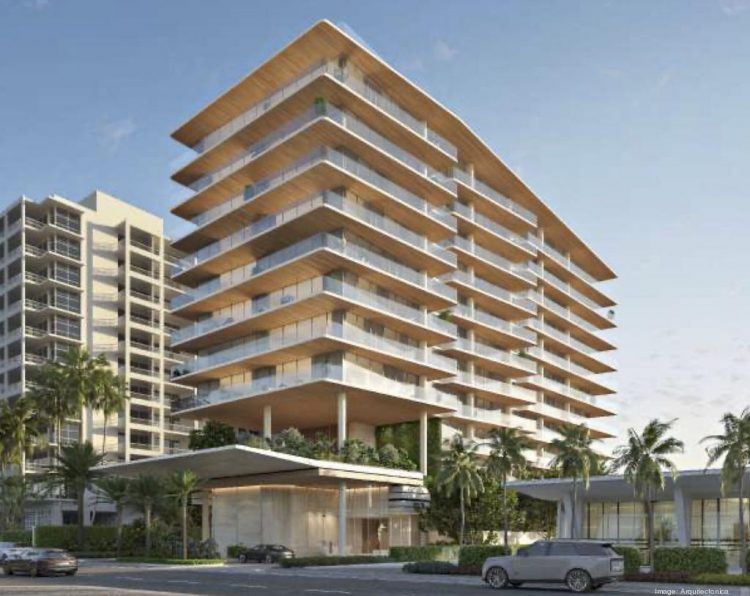 Plans for a 12 Story Tower in Surfside was Filed Image
