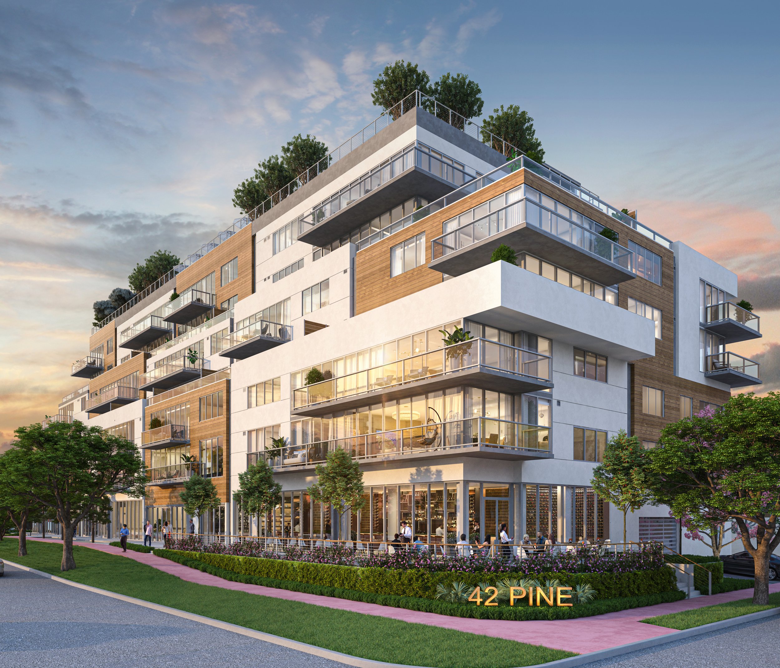 42 Pine Tops Off Construction in Miami Beach Image