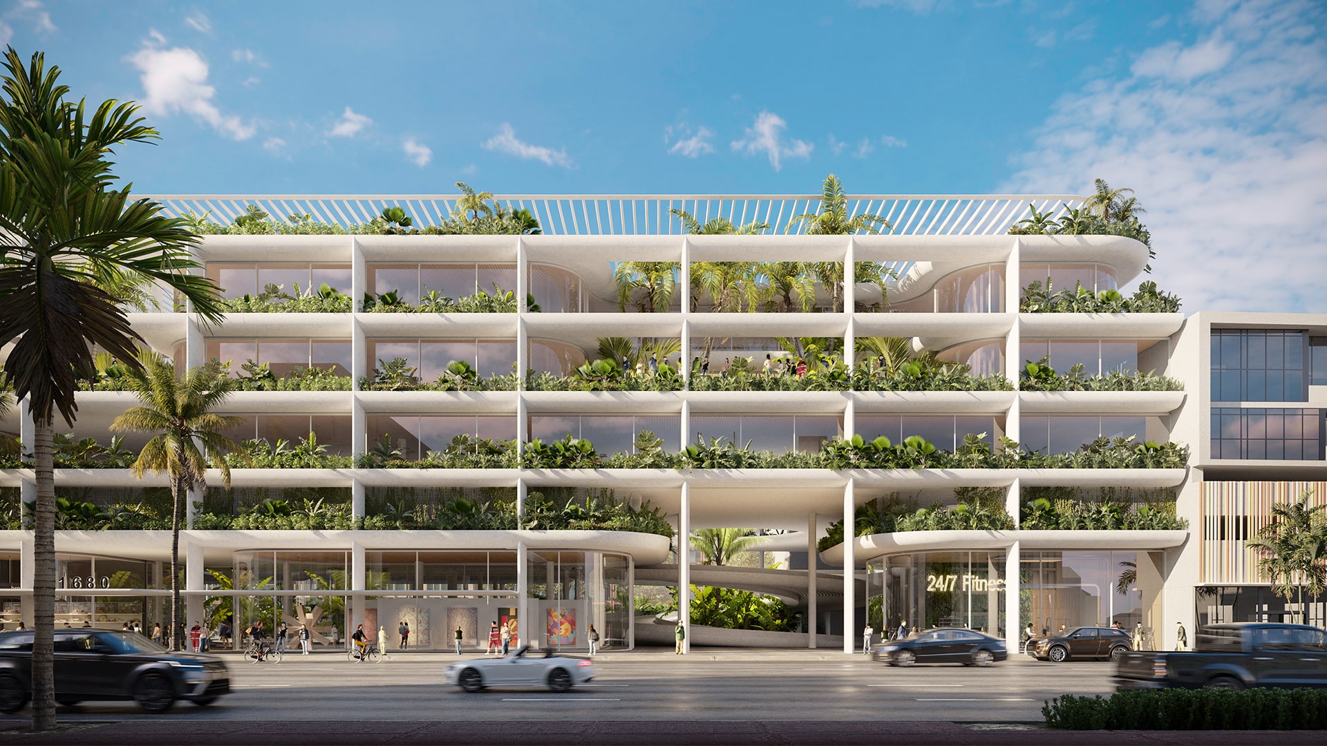 Norman Foster’s Biophlic South Beach Office Building Project Approved by the Planning Board of Miami Beach Image