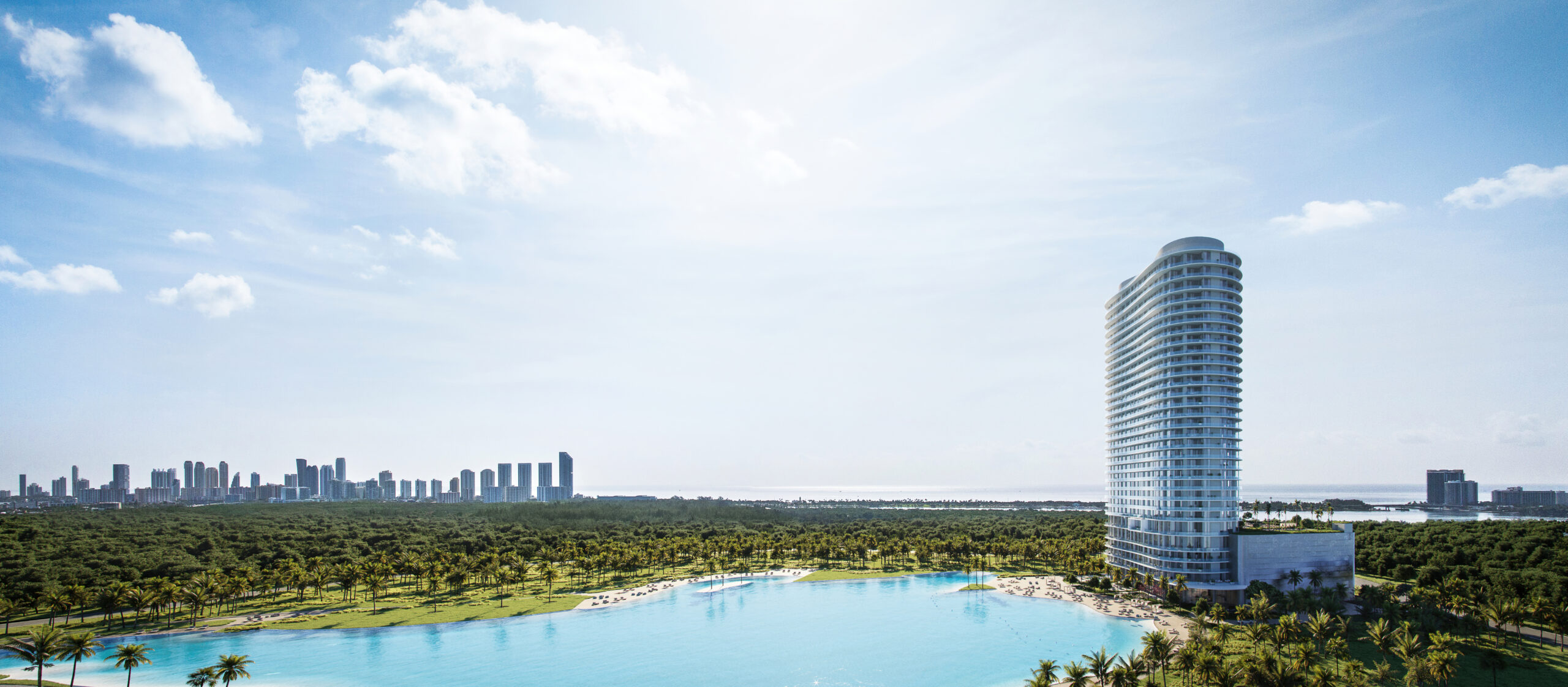 Turnberry Completes Foundation Pour for ONE ParkTower at SoLé Mia Image