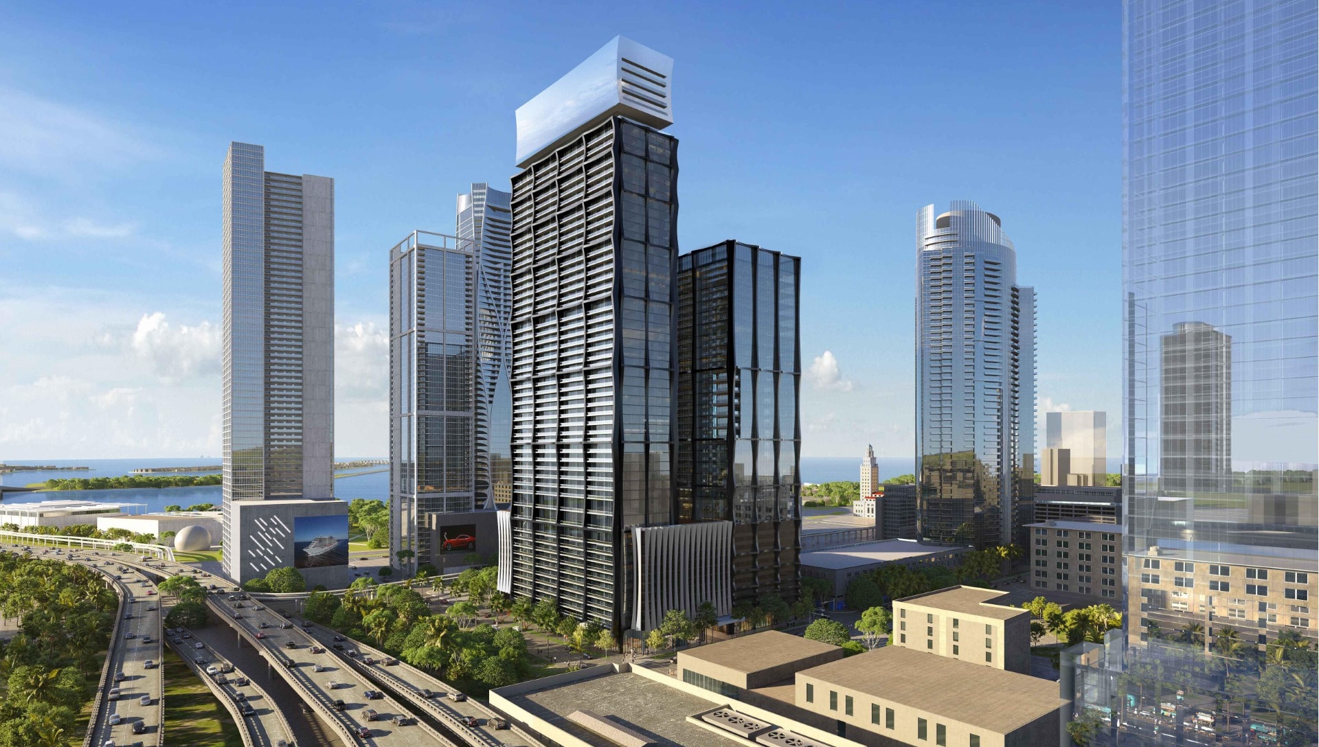 Abbhi Capital’s Miami Worldcenter Site: Fence Permit Under Review and Plans for Two Towers Revealed Image
