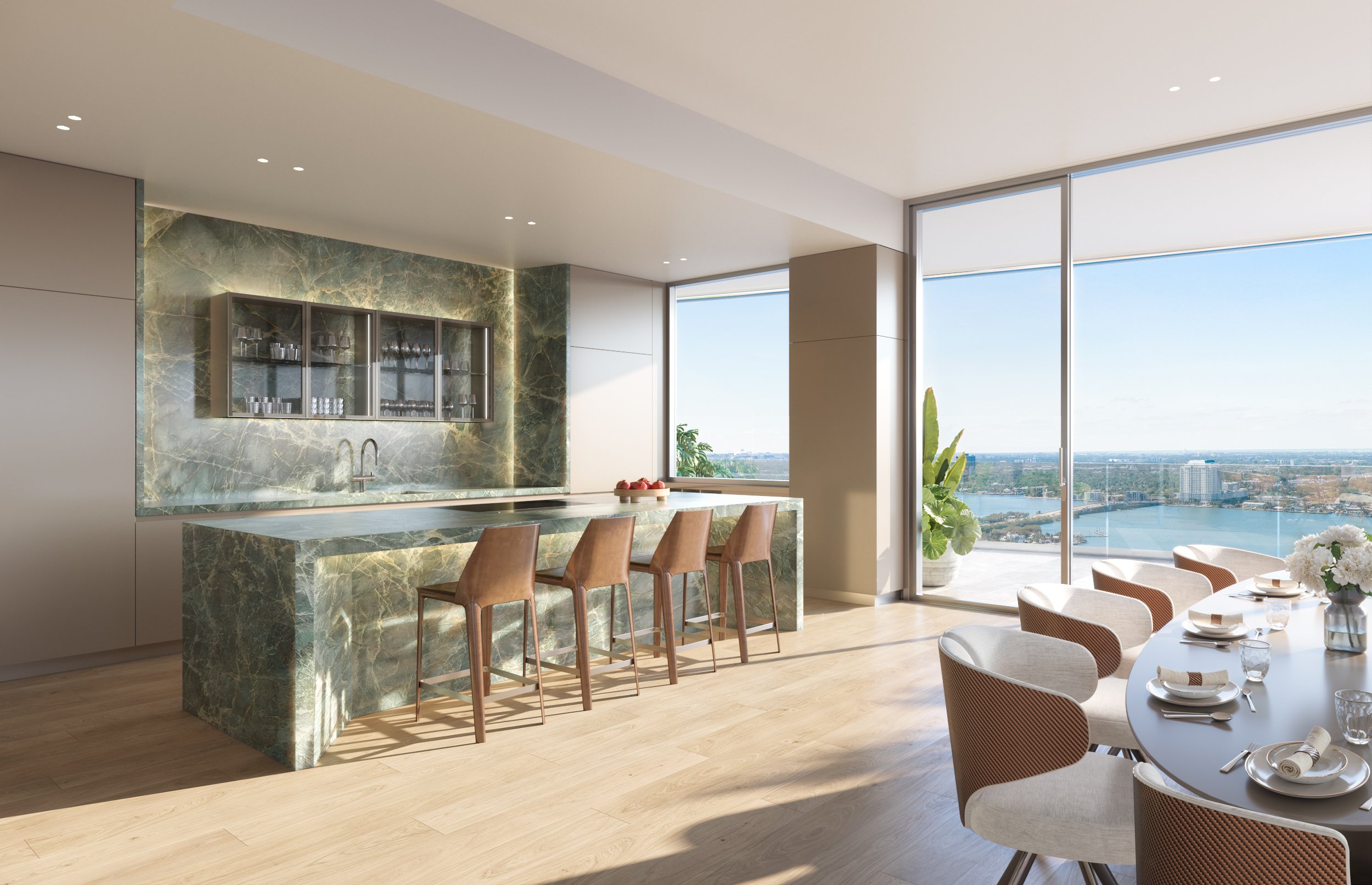 Pagani Residences Reveals New Kitchen Interior Renderings Image