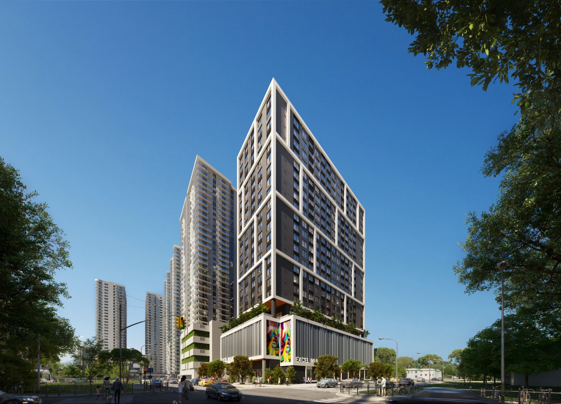 Vertical Construction Underway at Excel Miami Image