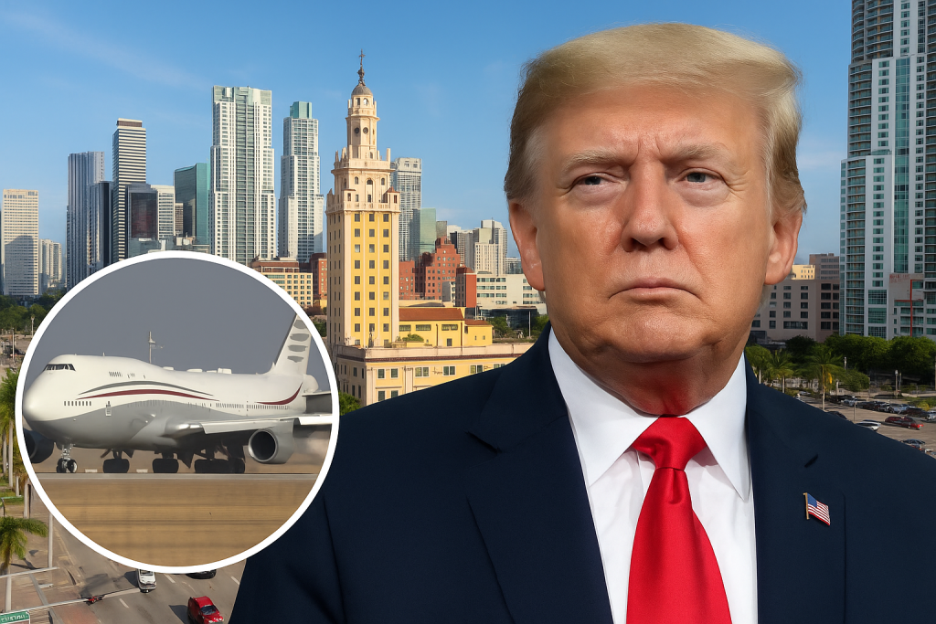 Proposed site of the Trump Presidential Library in Downtown Miami