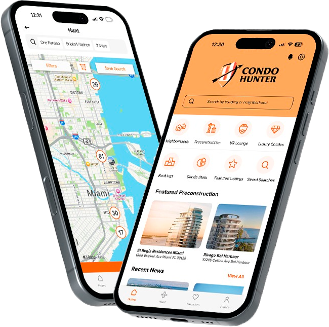 Two Mobiles Vertically placed in front of each other Image